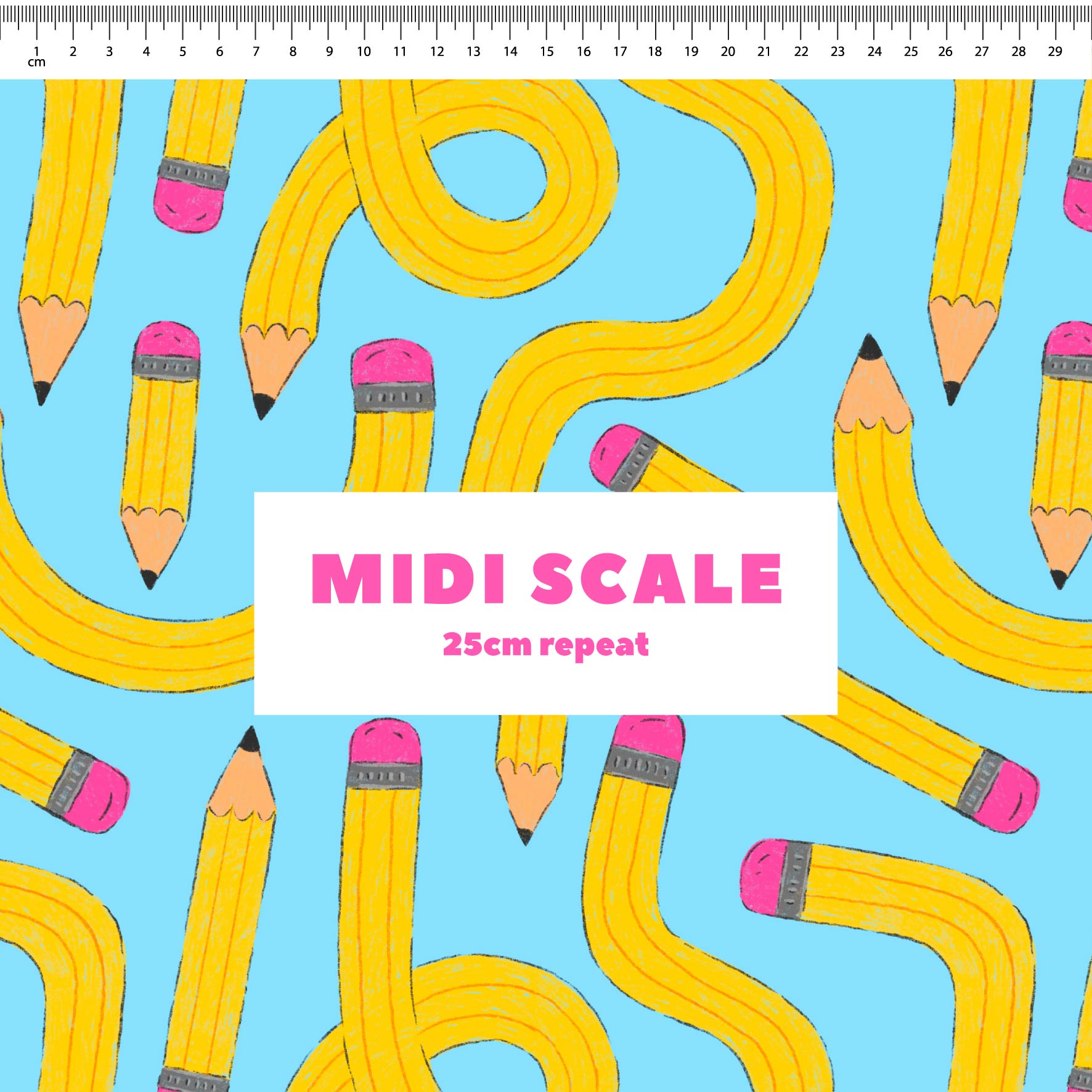 Preorder: Wonky Pencils (Blue)