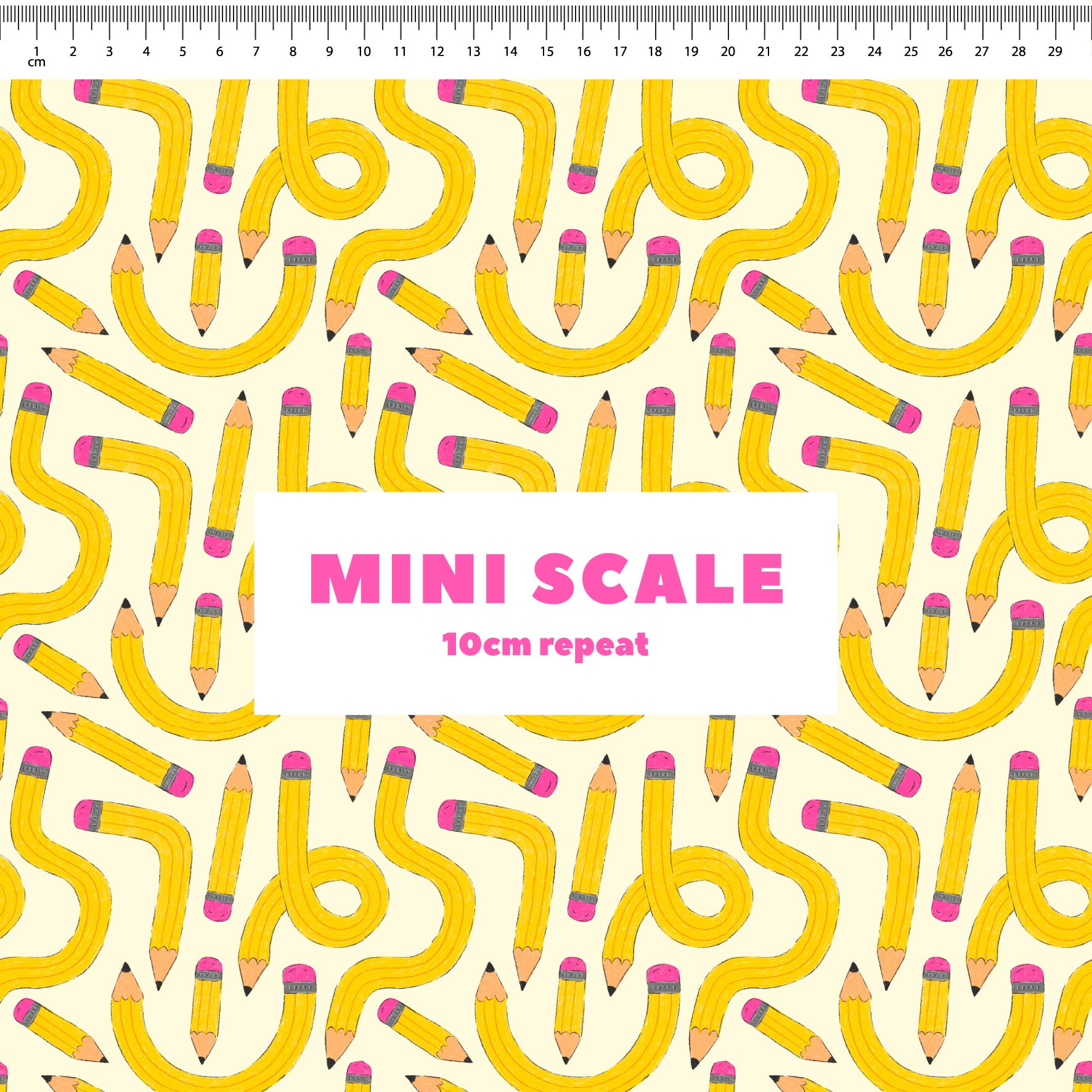 Preorder: Wonky Pencils (Light Yellow)