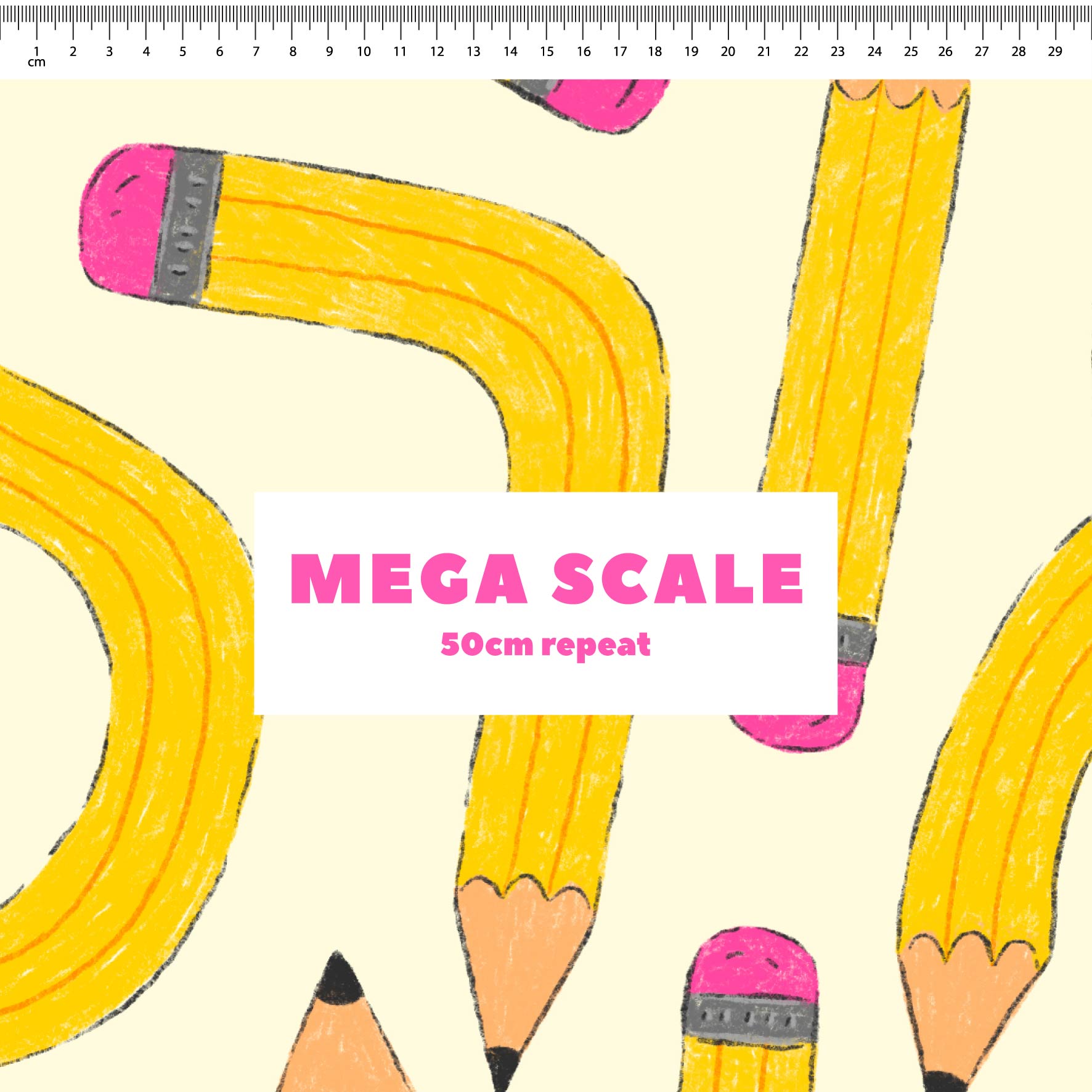 Preorder: Wonky Pencils (Light Yellow)