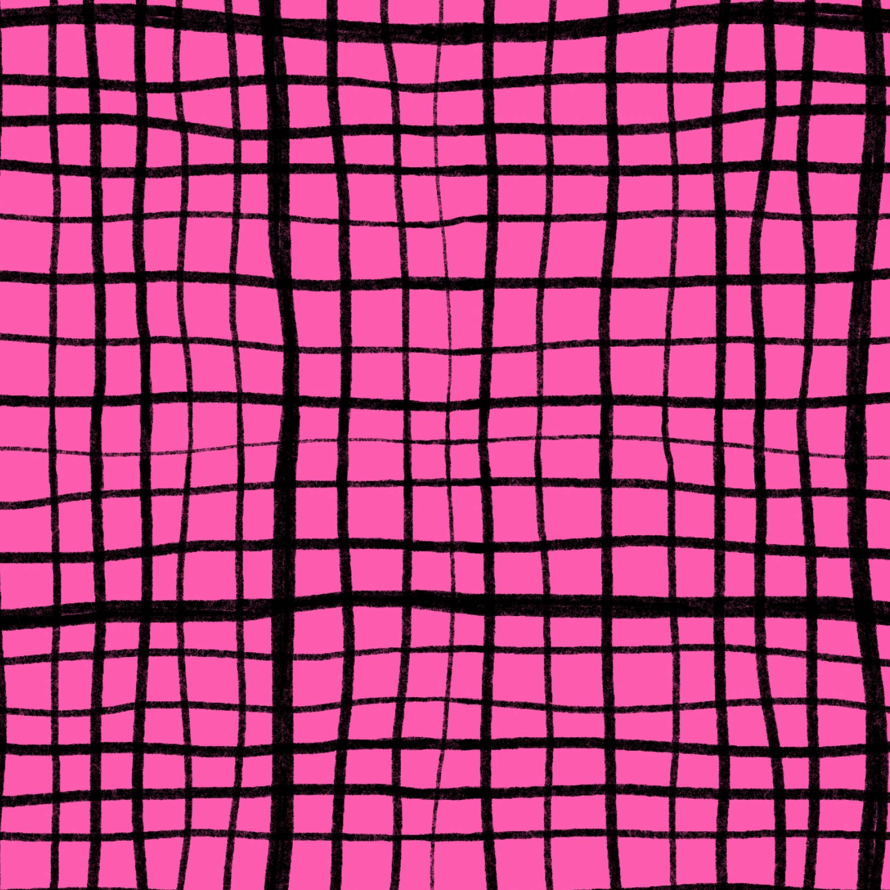 Preorder: Wonky Plaid (Black on Pink)