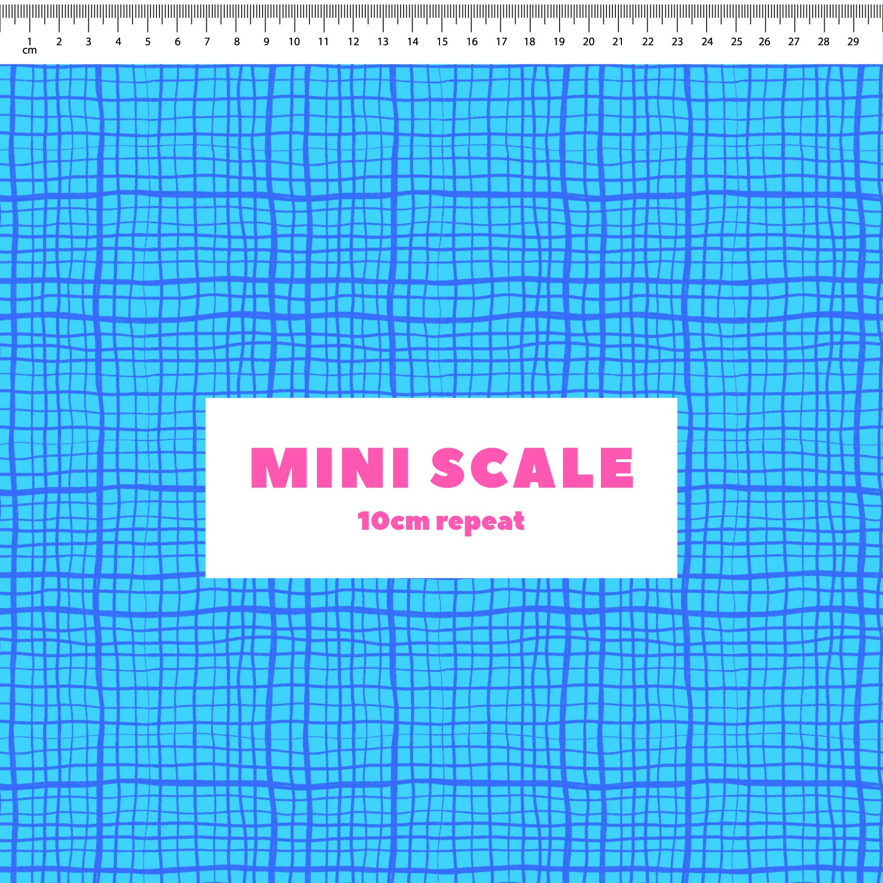 Preorder: Wonky Plaid (Blue on Light Blue)