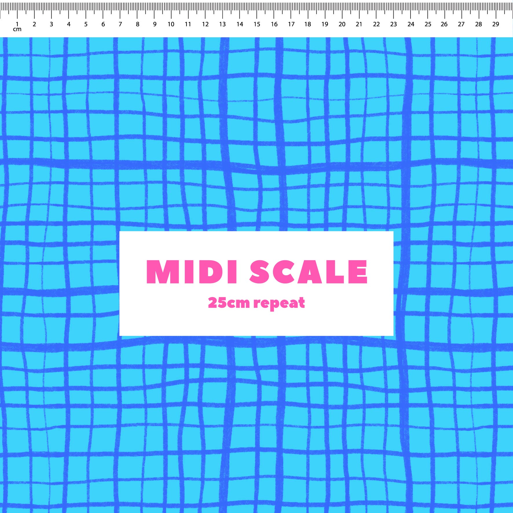 Preorder: Wonky Plaid (Blue on Light Blue)