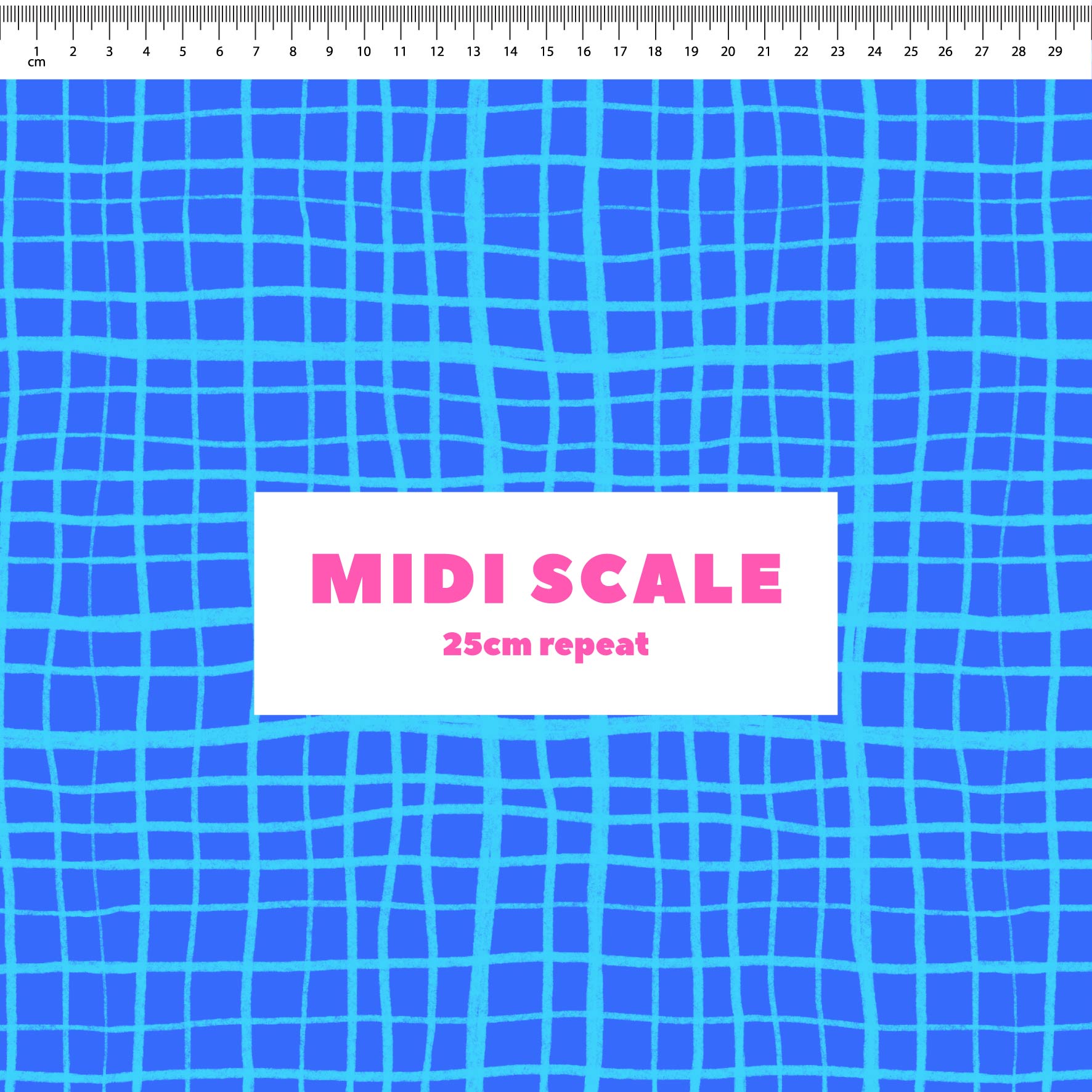 Preorder: Wonky Plaid (Light Blue on Blue)