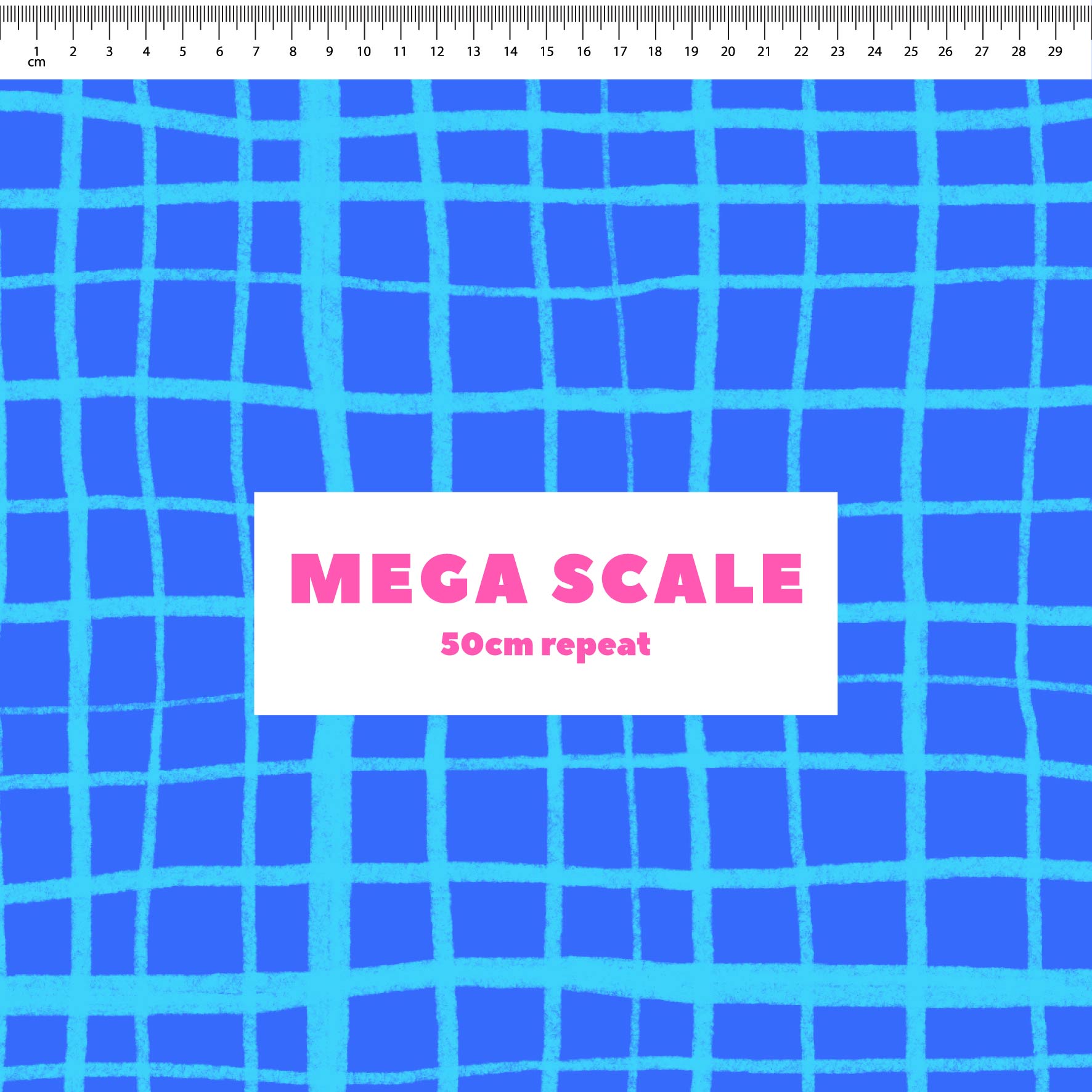 Preorder: Wonky Plaid (Light Blue on Blue)