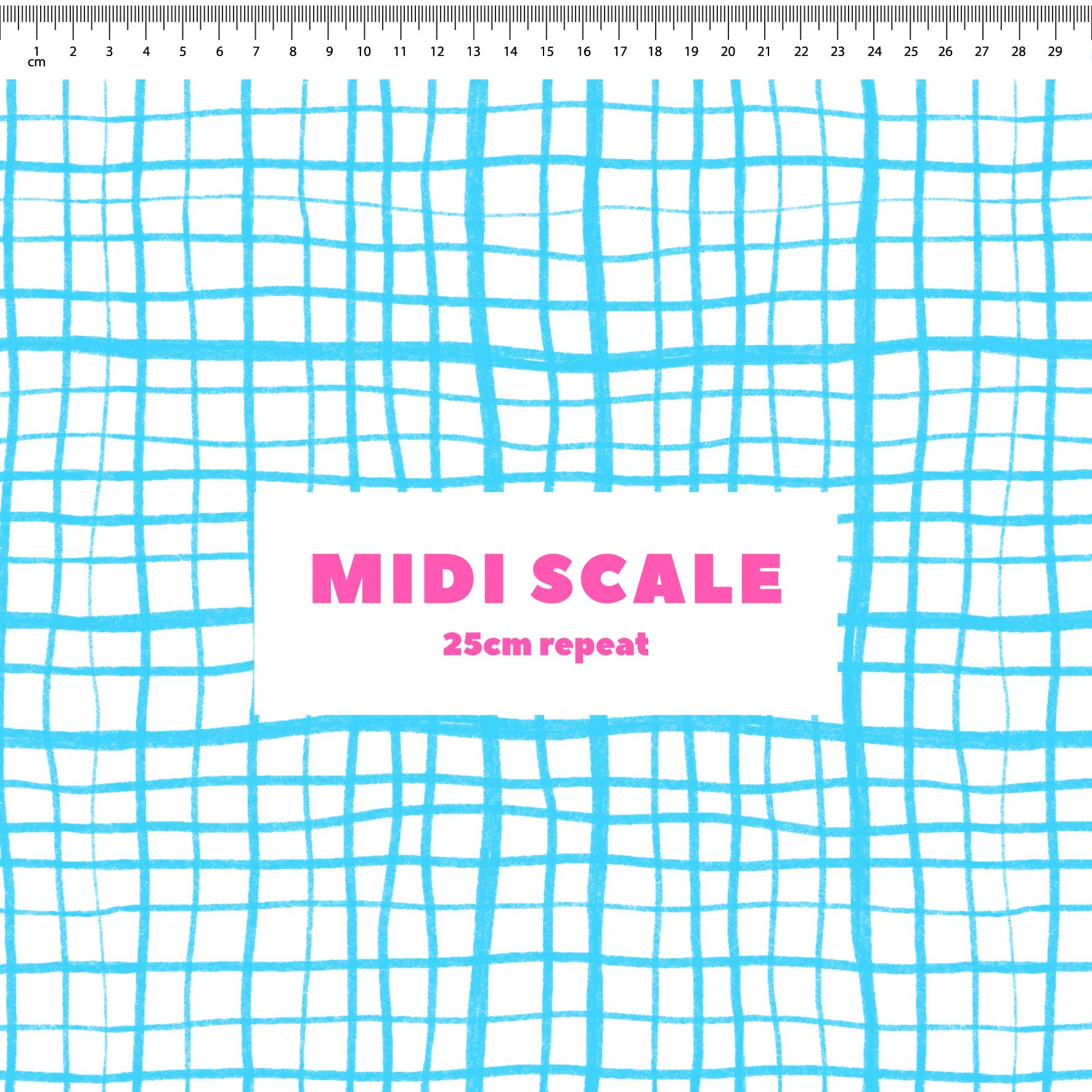 Preorder: Wonky Plaid (Light Blue on White)