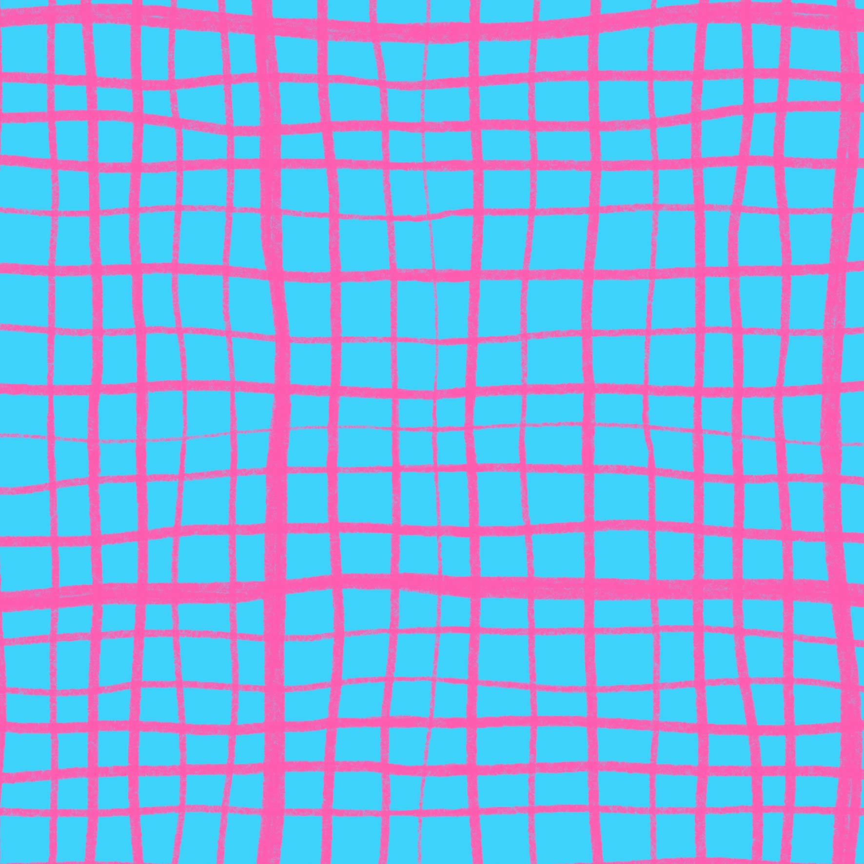 Preorder: Wonky Plaid (Pink on Light Blue)