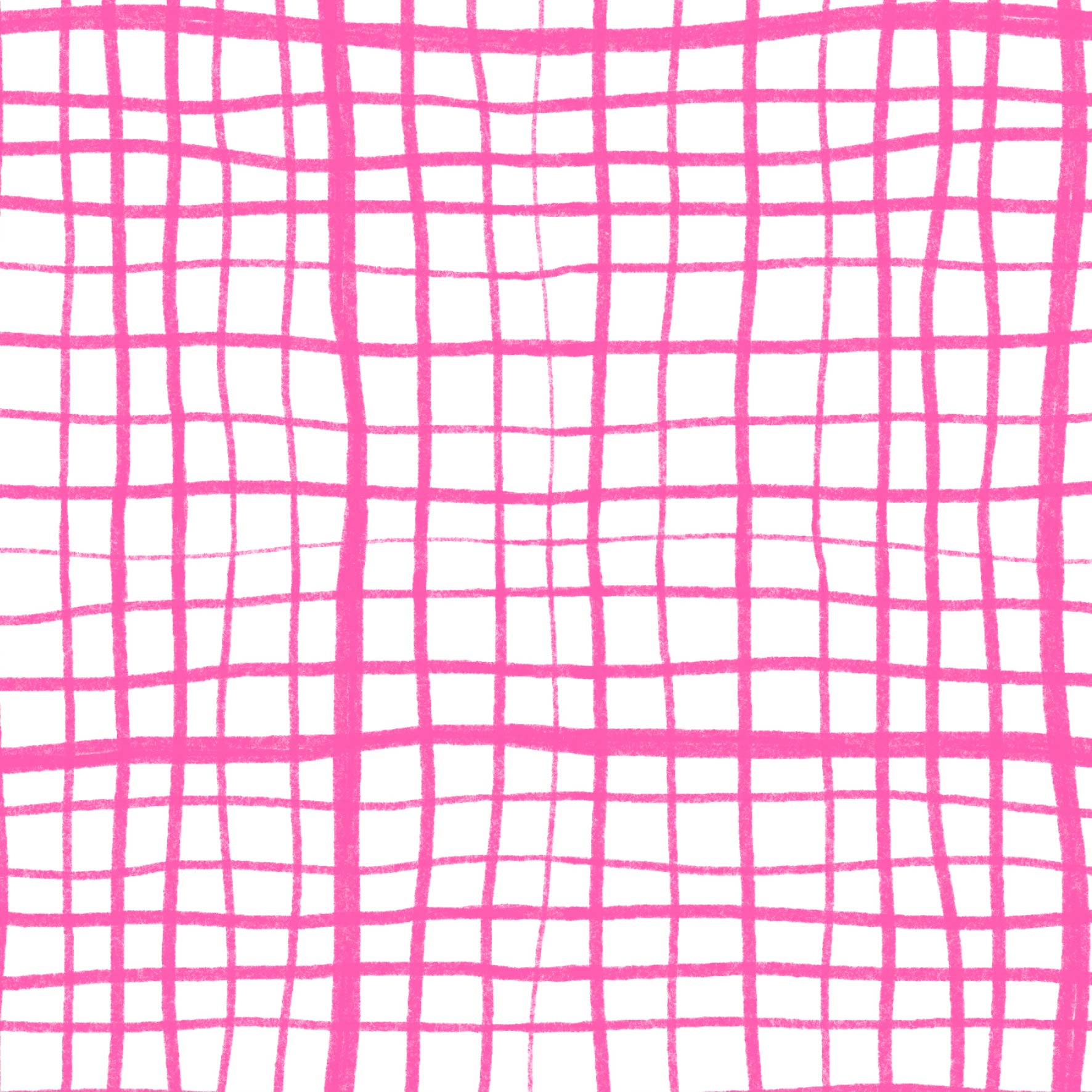 Preorder: Wonky Plaid (Pink on White)