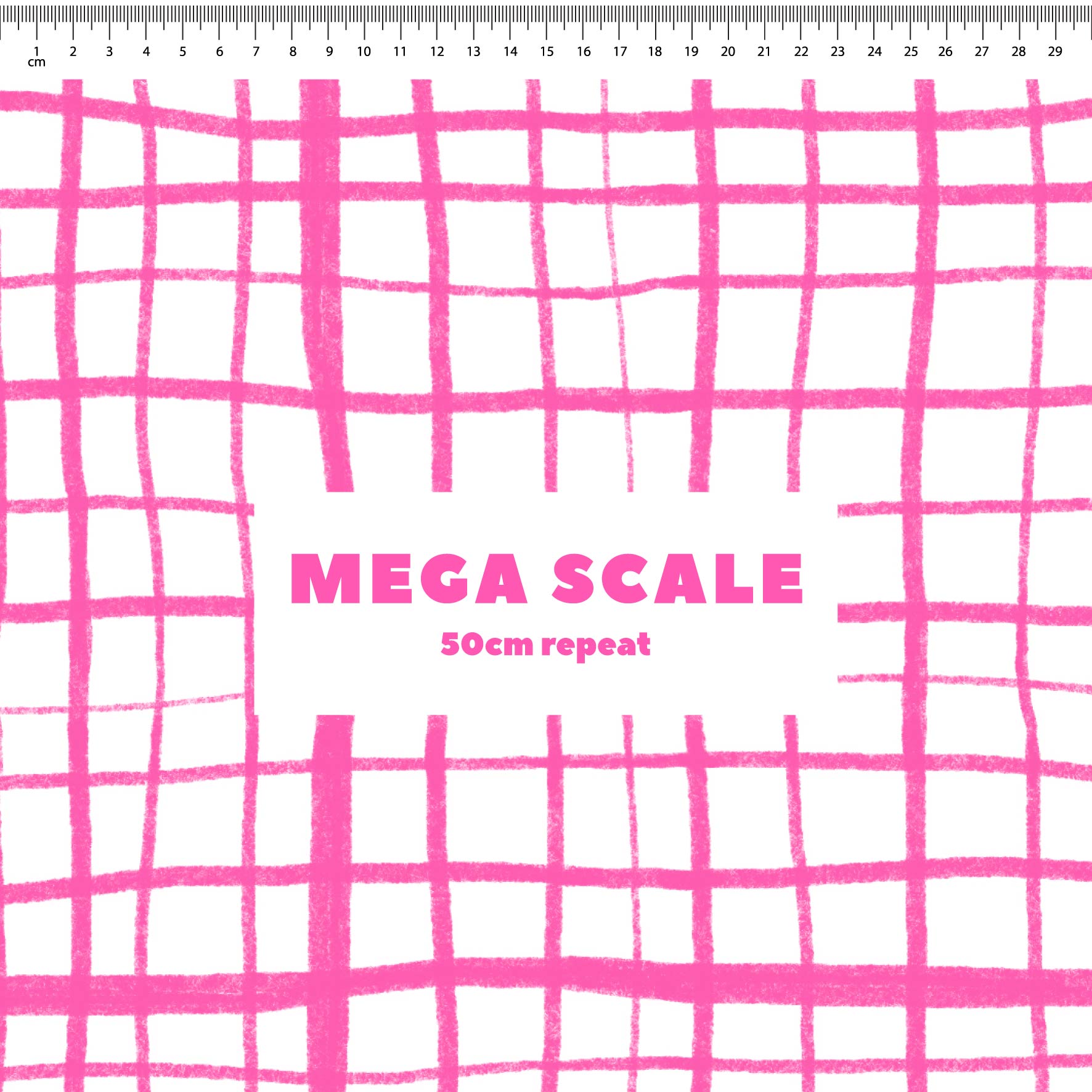 Preorder: Wonky Plaid (Pink on White)