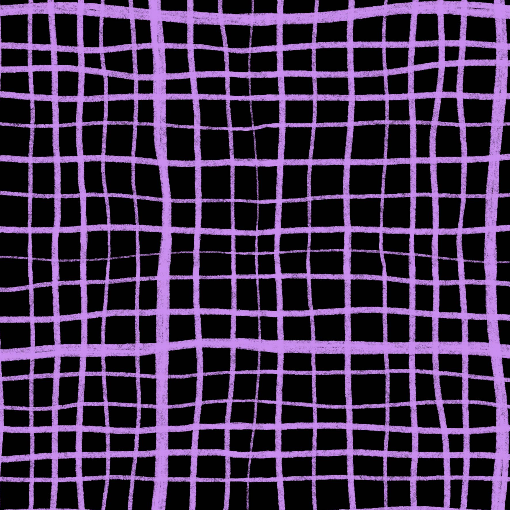 Preorder: Wonky Plaid (Purple on Black)