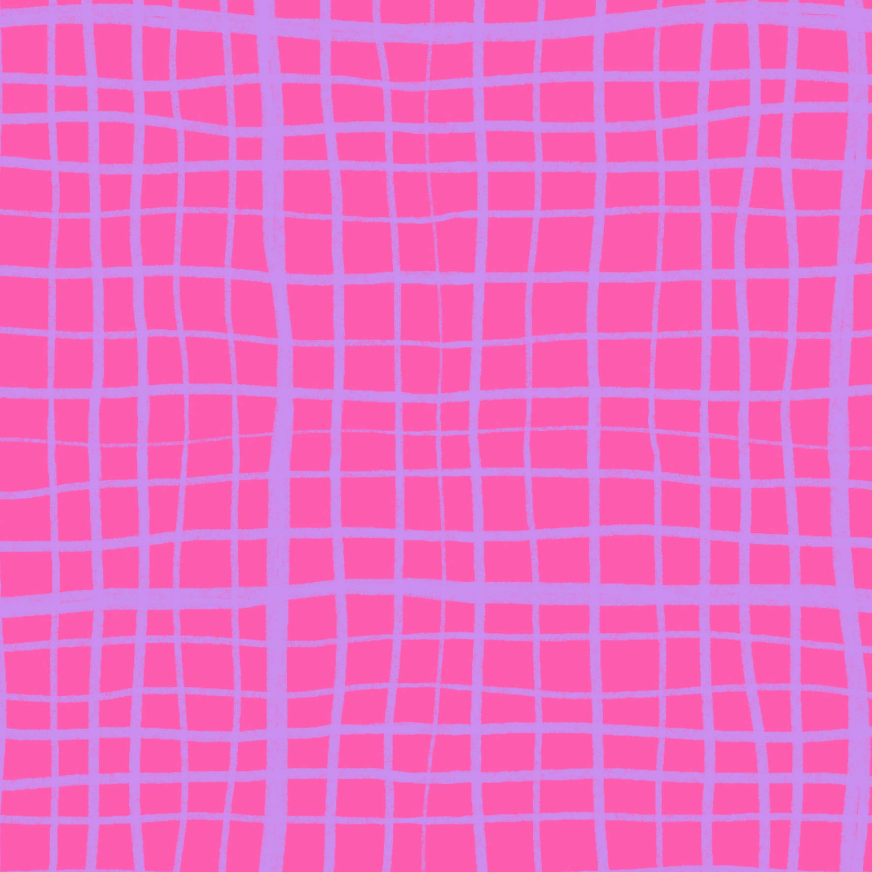 Preorder: Wonky Plaid (Purple on Pink)