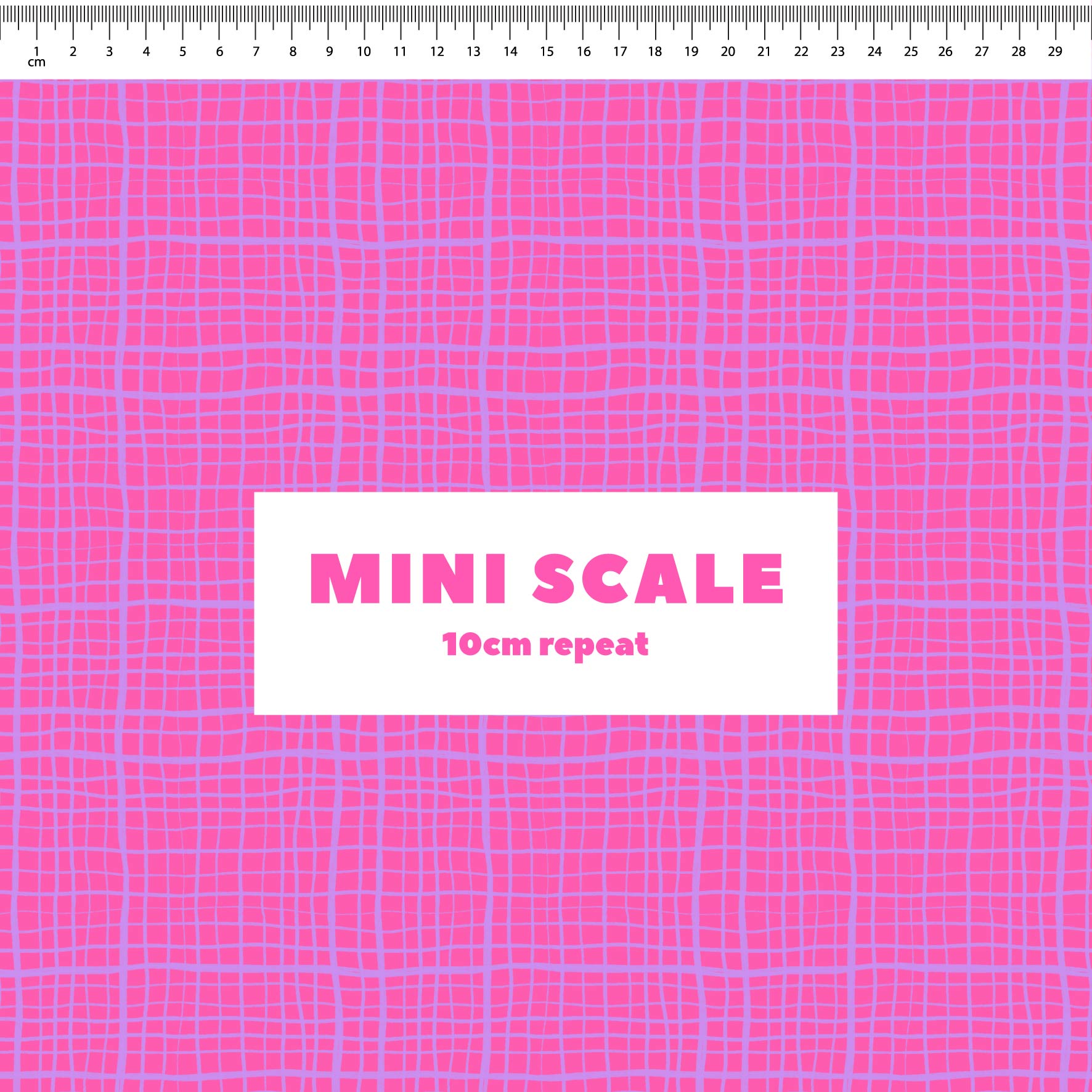 Preorder: Wonky Plaid (Purple on Pink)