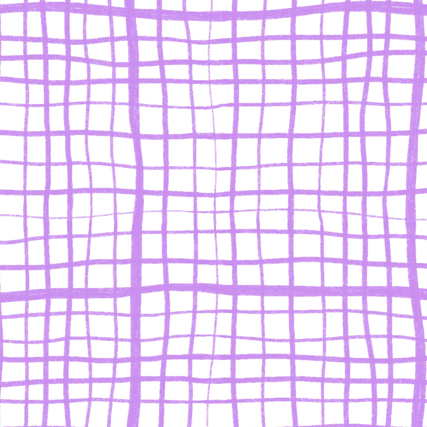 Preorder: Wonky Plaid (Purple on White)