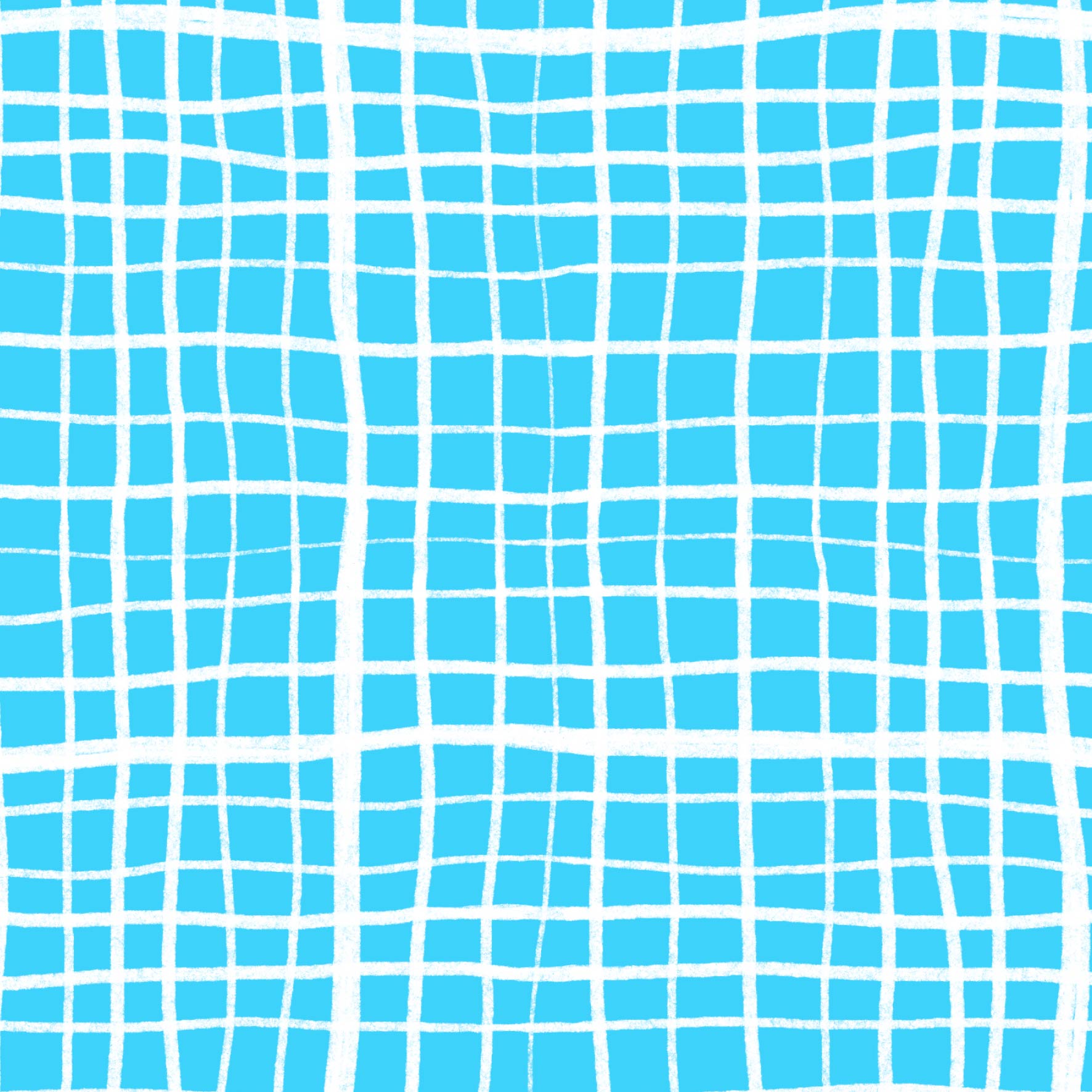 Preorder: Wonky Plaid (White on Light Blue)