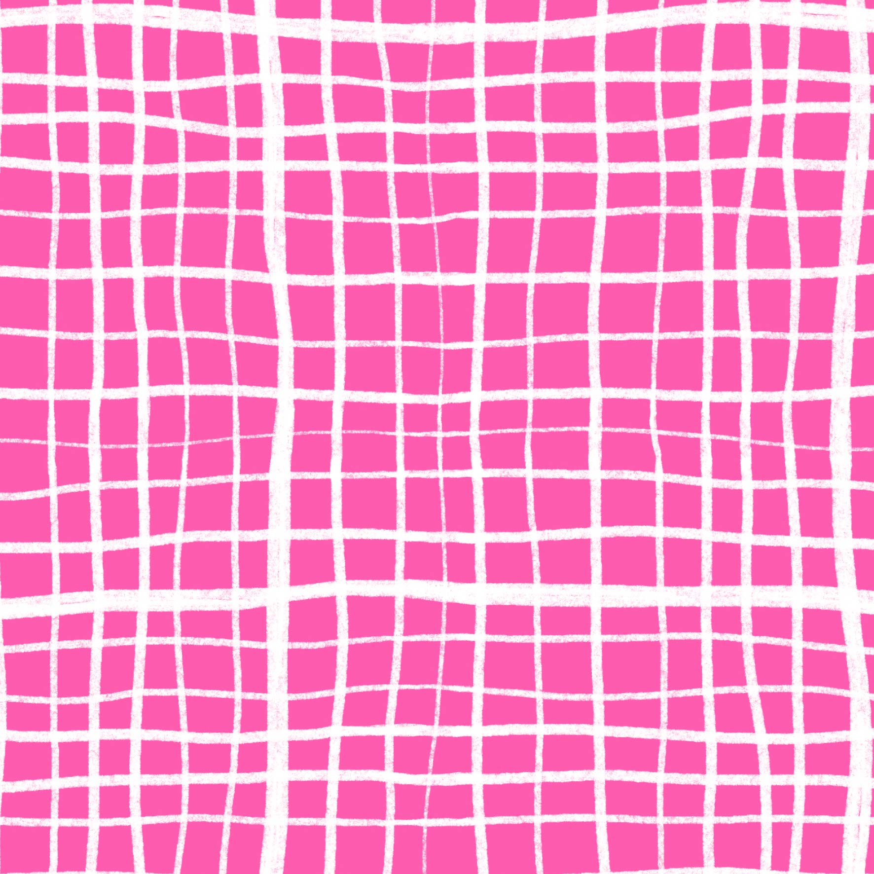 Preorder: Wonky Plaid (White on Pink)