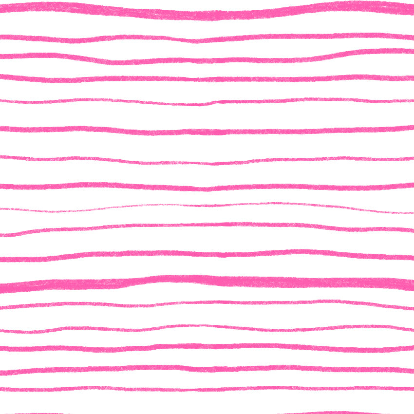 Preorder: Wonky Stripes (Black on Pink)