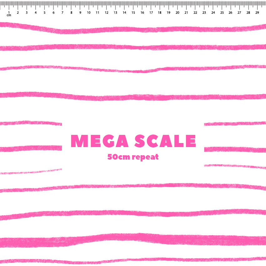 Preorder: Wonky Stripes (Black on Pink)