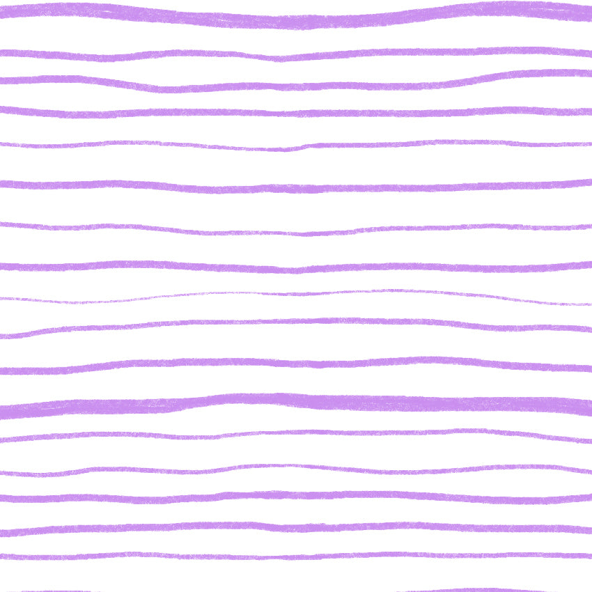 Preorder: Wonky Stripes (Black on Purple)