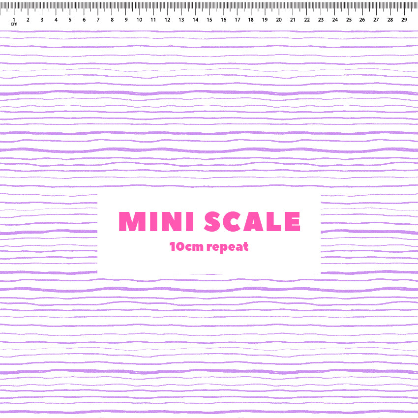 Preorder: Wonky Stripes (Black on Purple)