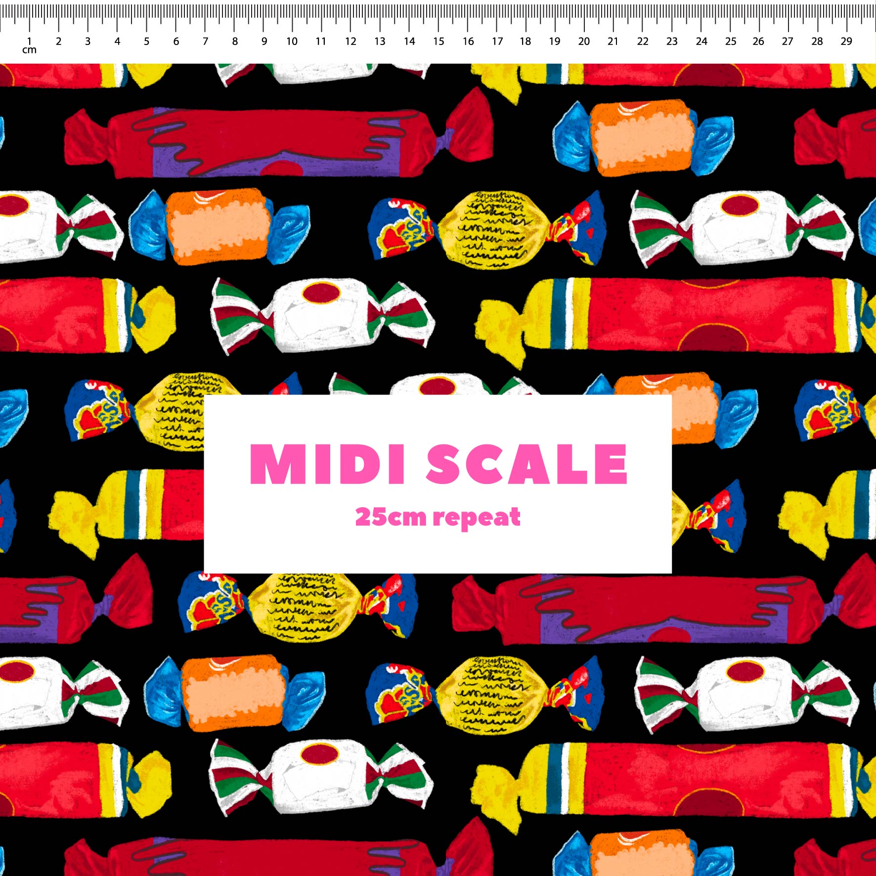 Preorder: Wrapped Lollies (Black)