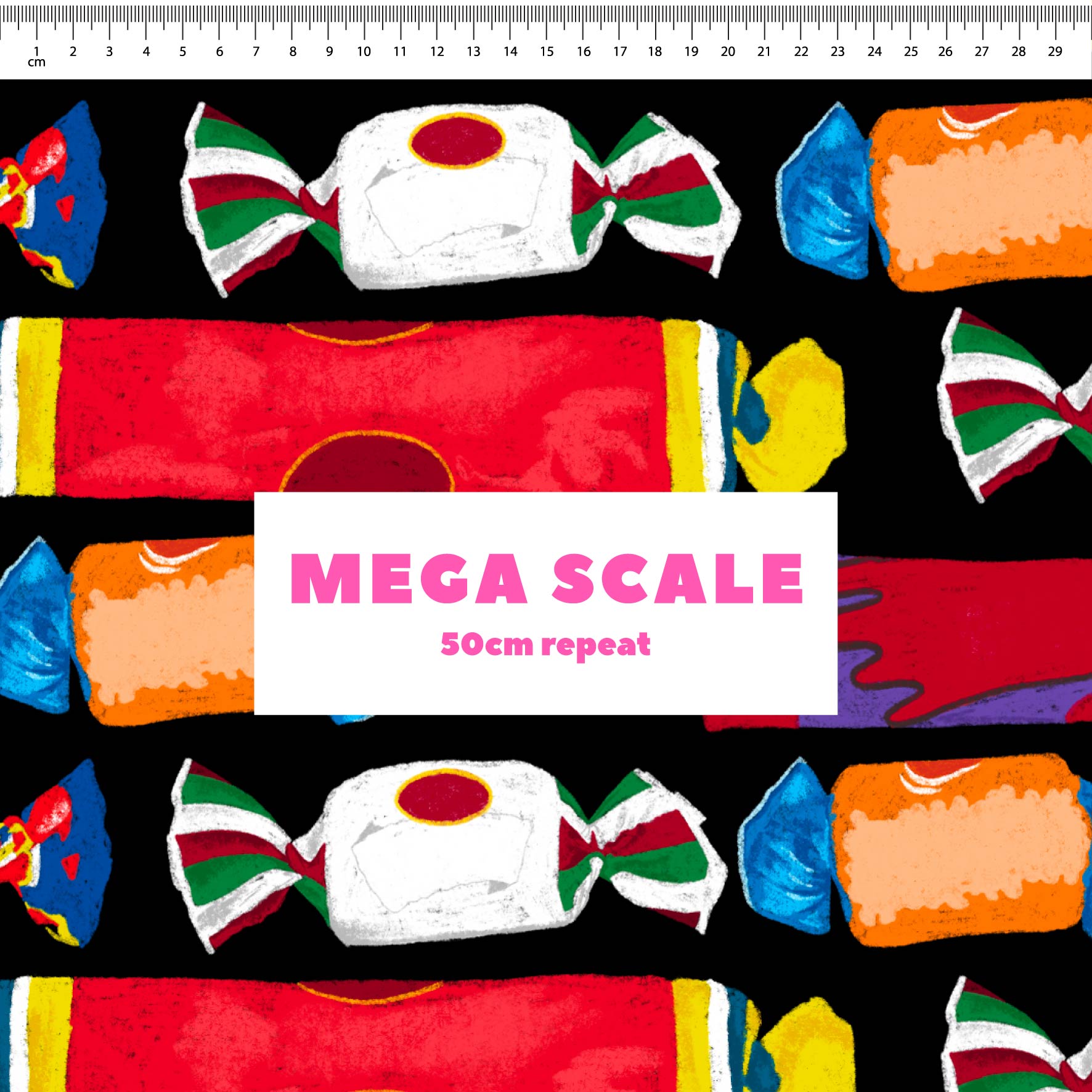 Preorder: Wrapped Lollies (Black)