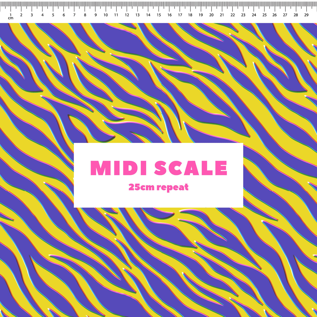 Zebra (Yellow) Preorder Fabric by Sue-Ching Lascelles