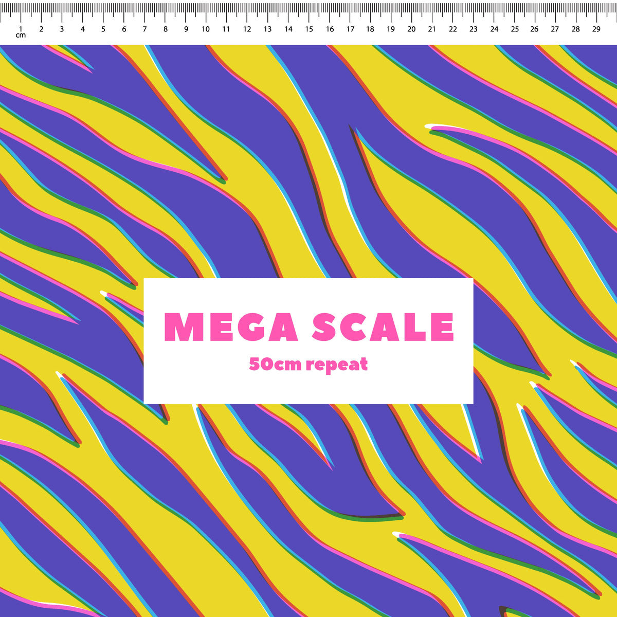 Zebra (Yellow) Preorder Fabric by Sue-Ching Lascelles